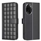 For Honor 100 Pro Square Texture Leather Phone Case(Black) - 1