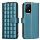 For Honor 200 Lite Global Square Texture Leather Phone Case(Green) - 1