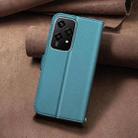 For Honor 200 Lite Global Square Texture Leather Phone Case(Green) - 3