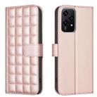 For Honor 200 Lite Global Square Texture Leather Phone Case(Rose Gold) - 1