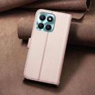 For Honor X6a Square Texture Leather Phone Case(Rose Gold) - 3