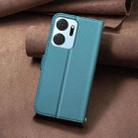 For Honor X7a Square Texture Leather Phone Case(Green) - 3