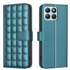 For Honor X8b Square Texture Leather Phone Case(Green) - 1