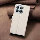 For Honor X8b Square Texture Leather Phone Case(Beige) - 3