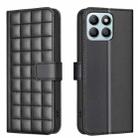 For Honor X8b Square Texture Leather Phone Case(Black) - 1