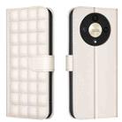 For Honor X9b / Magic6 Lite Square Texture Leather Phone Case(Beige) - 1