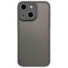 For iPhone 13 TPU Hybrid PC Phone Case(Titanium Gray) - 1