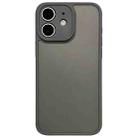 For iPhone 12 TPU Hybrid PC Phone Case(Titanium Gray) - 1