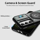 For Samsung Galaxy S23 5G Sliding Camshield TPU Hybrid PC Magnetic Holder Phone Case(Grey) - 3