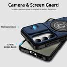 For Samsung Galaxy S23+ 5G Sliding Camshield TPU Hybrid PC Magnetic Holder Phone Case(Dark Blue) - 3