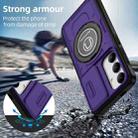 For Samsung Galaxy S24+ 5G Sliding Camshield TPU Hybrid PC Magnetic Holder Phone Case(Purple) - 2