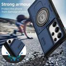 For Samsung Galaxy S23 Ultra 5G TPU Hybrid PC Magnetic Holder Phone Case(Dark Blue) - 2