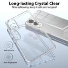 For Samsung Galaxy S25 Edge 5G Scratchproof Acrylic TPU Phone Case(Transparent) - 3