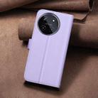 For Realme 11 4G Global Square Texture Leather Phone Case(Purple) - 3