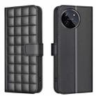 For Realme 11 4G Global Square Texture Leather Phone Case(Black) - 1