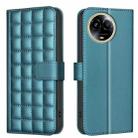 For Realme 11 5G Global / 11X Square Texture Leather Phone Case(Green) - 1