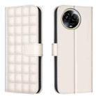 For Realme 11 5G Global / 11X Square Texture Leather Phone Case(Beige) - 1