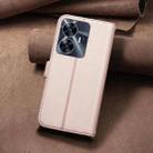 For Realme C55 Square Texture Leather Phone Case(Rose Gold) - 3