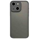 For iPhone 15 TPU Hybrid PC Phone Case(Titanium Gray) - 1