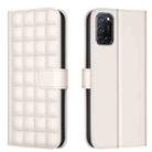 For OPPO A72 / A52 / A92 Square Texture Leather Phone Case(Beige) - 1