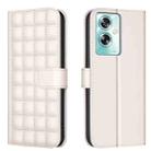 For OPPO A79 5G Square Texture Leather Phone Case(Beige) - 1