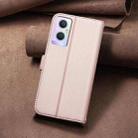 For OPPO A96 5G / Reno7 Z Square Texture Leather Phone Case(Rose Gold) - 3