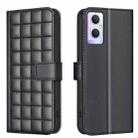 For OPPO A96 5G / Reno7 Z Square Texture Leather Phone Case(Black) - 1