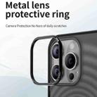 For iPhone 15 Pro Acrylic Skin Feel Corrugated Phone Case(Black) - 3