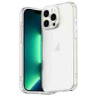 For iPhone 13 Pro Max Four Corner Airbag Transparent Glass Phone Case - 1