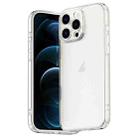 For iPhone 12 Pro Max Four Corner Airbag Transparent Glass Phone Case - 1