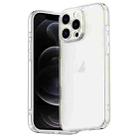 For iPhone 12 Pro Four Corner Airbag Transparent Glass Phone Case - 1