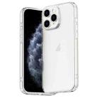 For iPhone 11 Pro Max Four Corner Airbag Transparent Glass Phone Case - 1