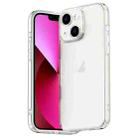 For iPhone 13 mini Four Corner Airbag Transparent Glass Phone Case - 1