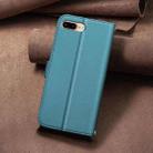 For iPhone SE 2022 / SE 2020 / 8 / 7 Square Texture Leather Phone Case(Green) - 3