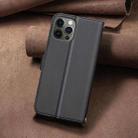 For iPhone 11 Pro Square Texture Leather Phone Case(Black) - 3