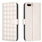 For iPhone SE 2024 Square Texture Leather Phone Case(Beige) - 1