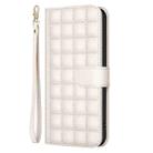 For iPhone 17 Pro Max Square Texture Leather Phone Case(Beige) - 2