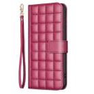 For iPhone 17 Pro Max Square Texture Leather Phone Case(Red) - 2