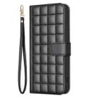 For iPhone 17 Pro Max Square Texture Leather Phone Case(Black) - 2