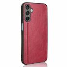 For Samsung Galaxy M15 / F15 Cow Pattern Sewing Back Cover Phone Case(Red) - 3