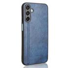 For Samsung Galaxy M15 / F15 Cow Pattern Sewing Back Cover Phone Case(Blue) - 3