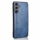 For Samsung Galaxy M54 5G Cow Pattern Sewing Back Cover Phone Case(Blue) - 3