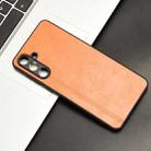 For Samsung Galaxy M54 5G Cow Pattern Sewing Card Bag Phone Case(Orange) - 2