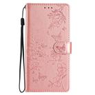 For OnePlus 13 Butterflies and Flowers Leather Phone Case(Rose Gold) - 3