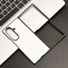 For Samsung Galaxy Z Fold7 5G Crocodile Texture Back Cover Phone Case(White) - 2