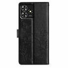 For ZTE Blade A73 4G Butterfly Love Flower Embossed Leather Phone Case(Black) - 3