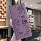 For OPPO Reno13 Pro Global Butterflies and Flowers Leather Phone Case(Purple) - 2