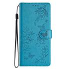 For OPPO Reno13 Pro Global Butterflies and Flowers Leather Phone Case(Blue) - 3