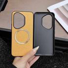 For Honor 400 Pro Global 160.8mm CD Magsafe Magnetic Cloth Texture Phone Case(Orange) - 3