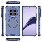 For Realme 13 Pro 5G Global Honeycomb Magnetic Ring Shockproof Phone Case(Blue) - 3